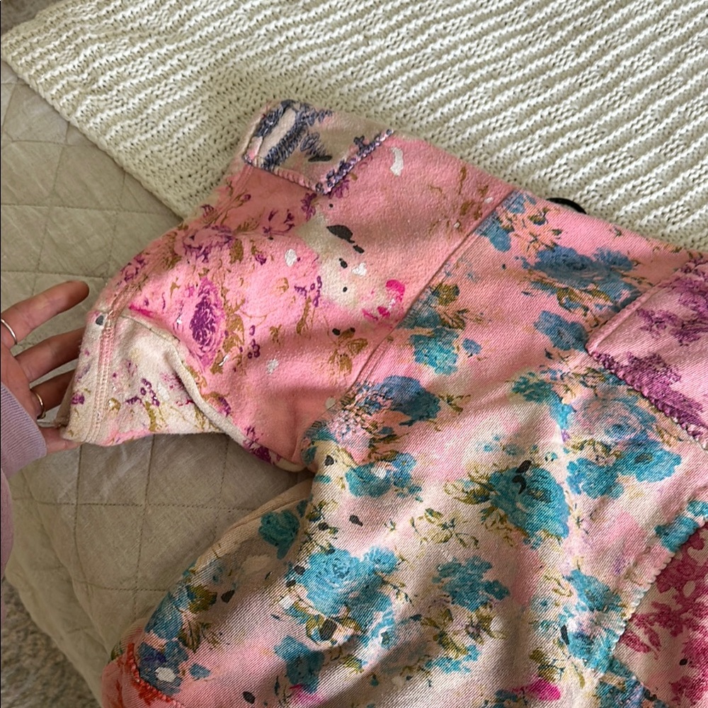 Magnolia Pearl Cotton Mirabeau Floral Patchwork Hooded Jacket - Picture 4 of 8